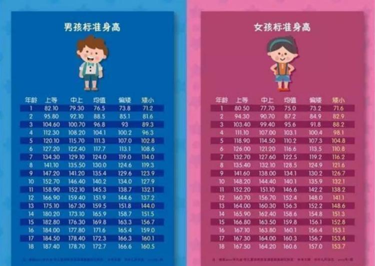 男童身高最新标准表，解读、分析与思考